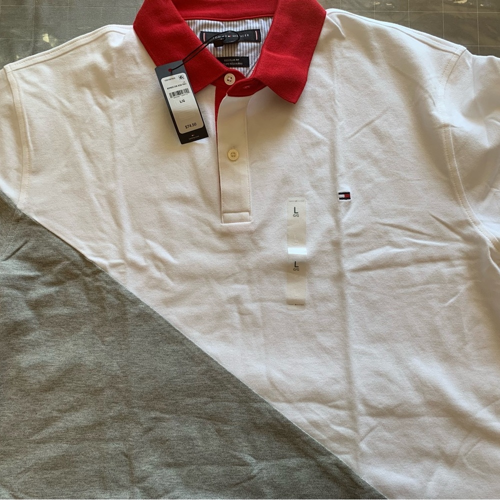 Tommy Hilfiger Polo Shirt(L)- $25